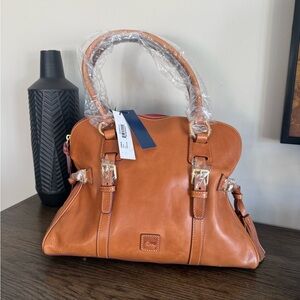 Dooney & Bourke Brown Leather Satchel